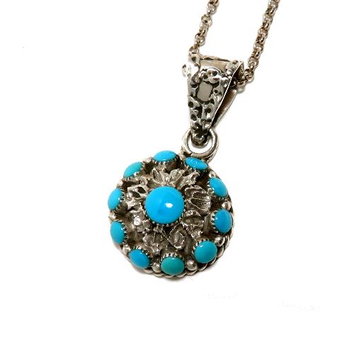 インディアンジュエリー ズニ族のペンダント