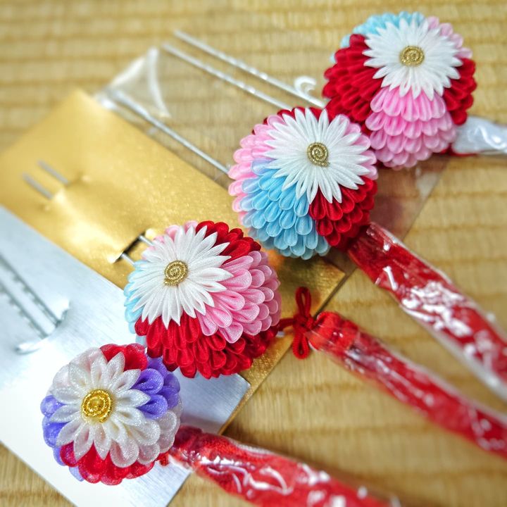 七五三 コレクション 七五三のかんざしといえばお花をモチーフにした