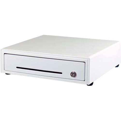 5台中の3台 未使用 NUSRATS 自動＆手動兼用 キャッシュドロア 白 小型