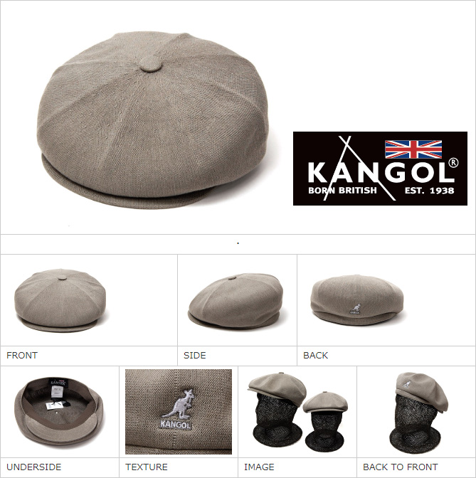 KANGOL(カンゴール) バンブー8枚はぎハンチング BAMBOO HAWKER メンズ