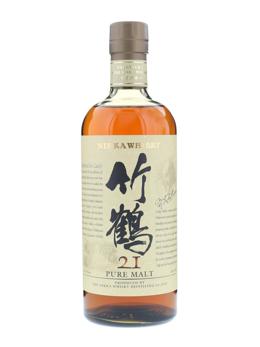 竹鶴 21年 ピュアモルト 旧ボトル 700ml / 43% - 歌舞伎ウイスキー