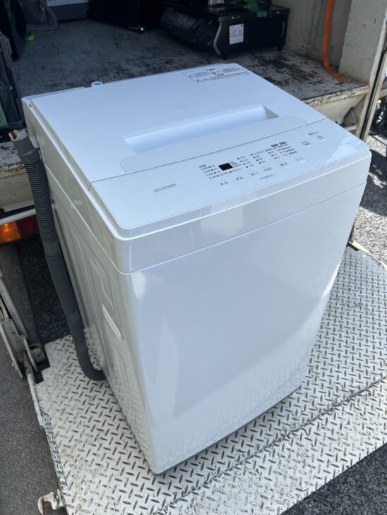 文字の剥げ有の洗濯機【買取】ご案内！アイリスオーヤマ IAW-T604E