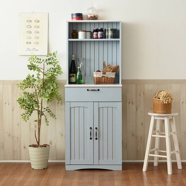 フレンチカントリー家具 カップボード Azur(アジュール) 幅60cm FFC