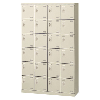 SLB-424-S2 カギ付き 24人用 シューズボックス｜オフィス家具R