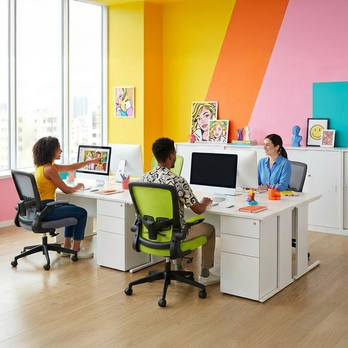 メッシュチェアNRD 幅600 奥行610 高さ955-1030 NRD-018 通販