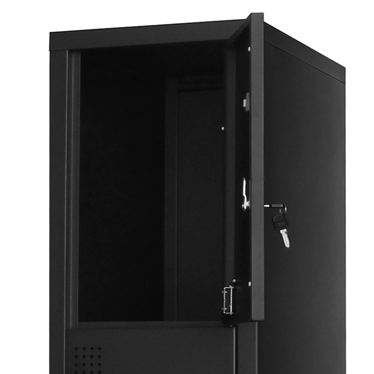 スマイル 1列4人用スチール扉ロッカー 幅320 奥行515 高さ1790 SM-1SR4