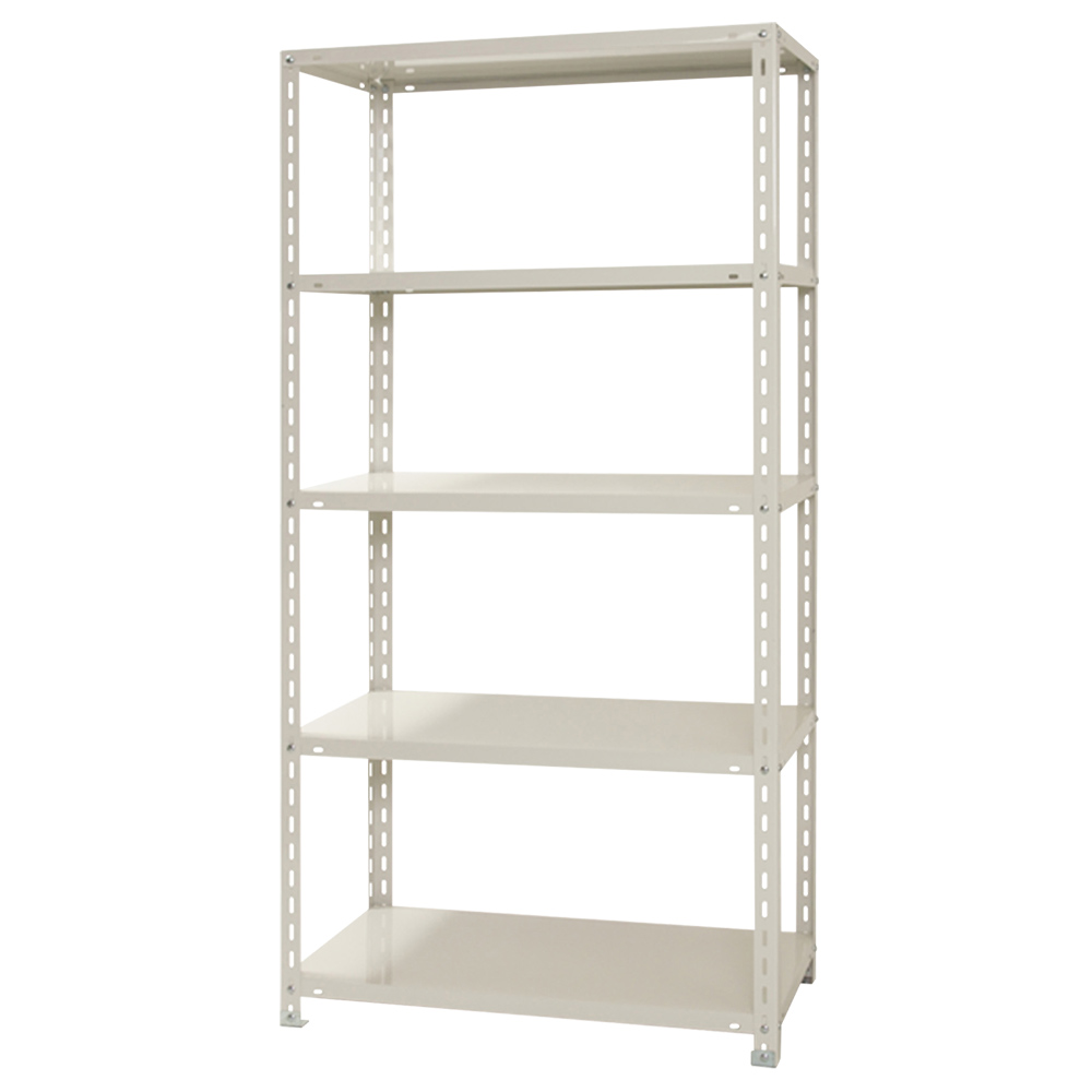 5段軽量スチールラック NCシリーズ 幅1200 奥行450 高さ1800 NC1200185