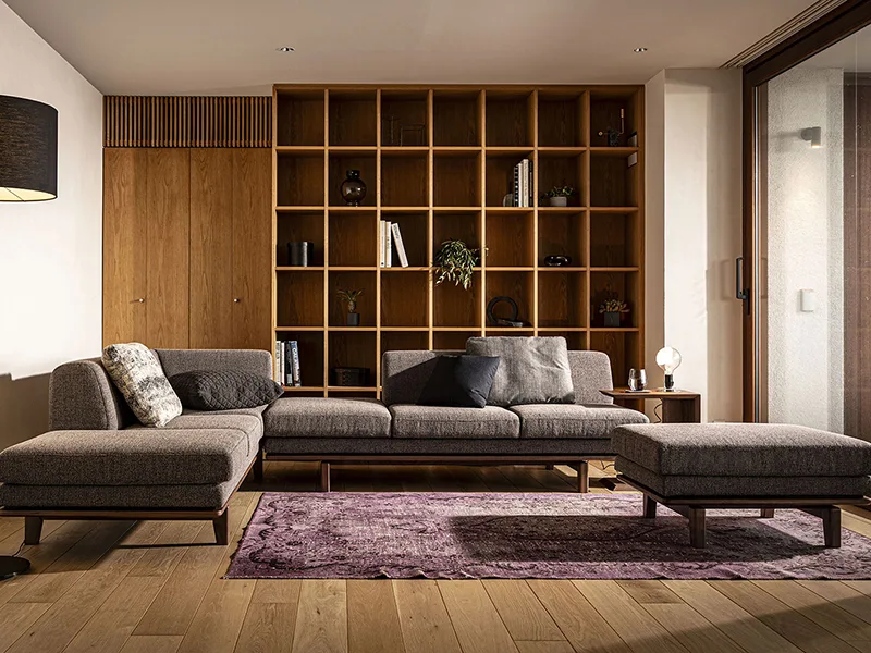 Novo ノヴォ 左肘無3P ソファ(1P 背無) L09011L | 冨士ファニチア