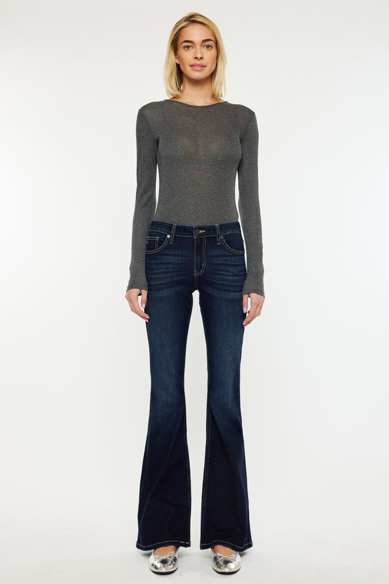 Samuel Mid Rise Flare – Kancan USA