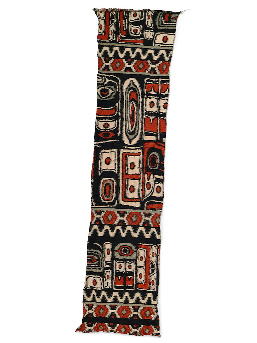 縮絨ウール Alaska-Raven HAPPYマフラー | KAPITAL