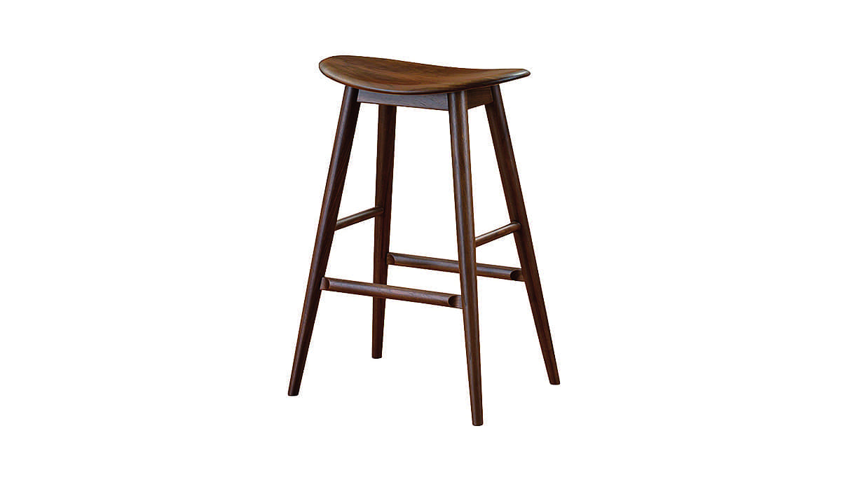 ハイスツール (板座) - 国産無垢家具は飛騨高山発の家具メーカー KASHIWA