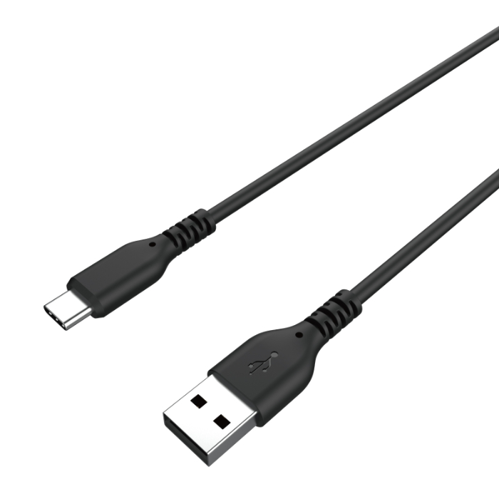 USB充電＆同期ケーブル 1.2m A-C シリコーン BK – カシムラ