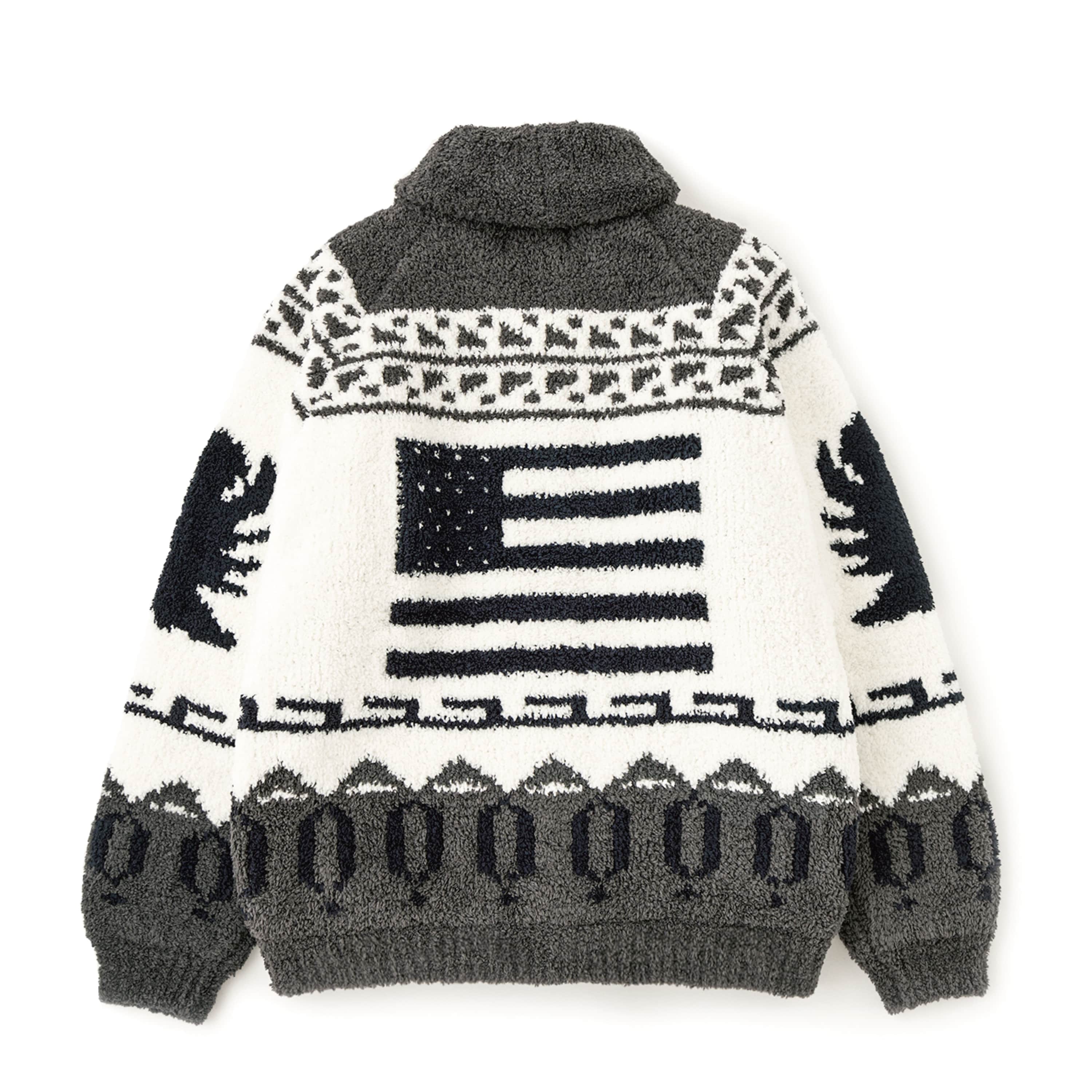 COWICHAN CARDIGAN(M creme/darkgray/navy): WEAR | kashwere Japan