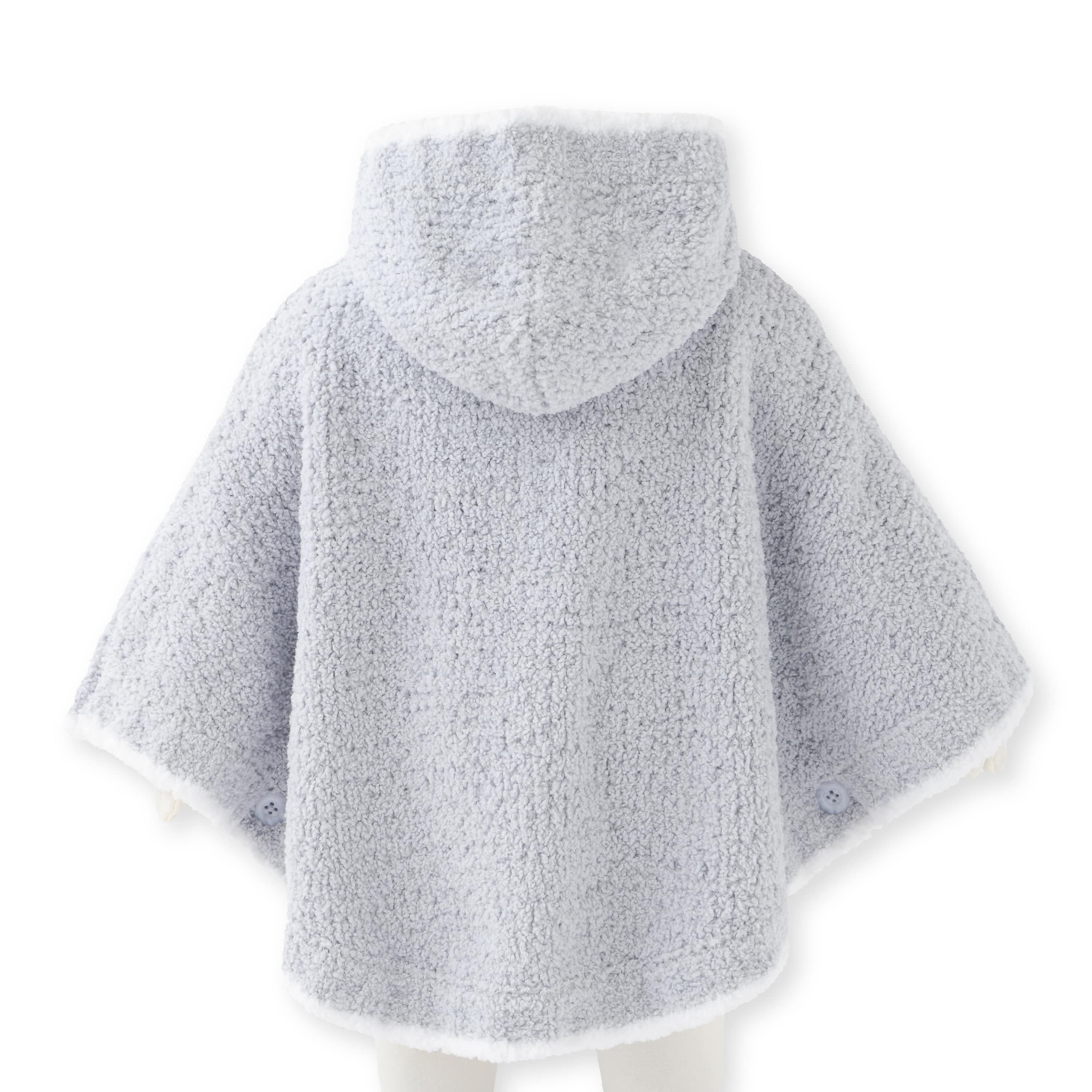 BABY PONCHO(12-24（12～24ヶ月） blue/white): BABY&KIDS | kashwere
