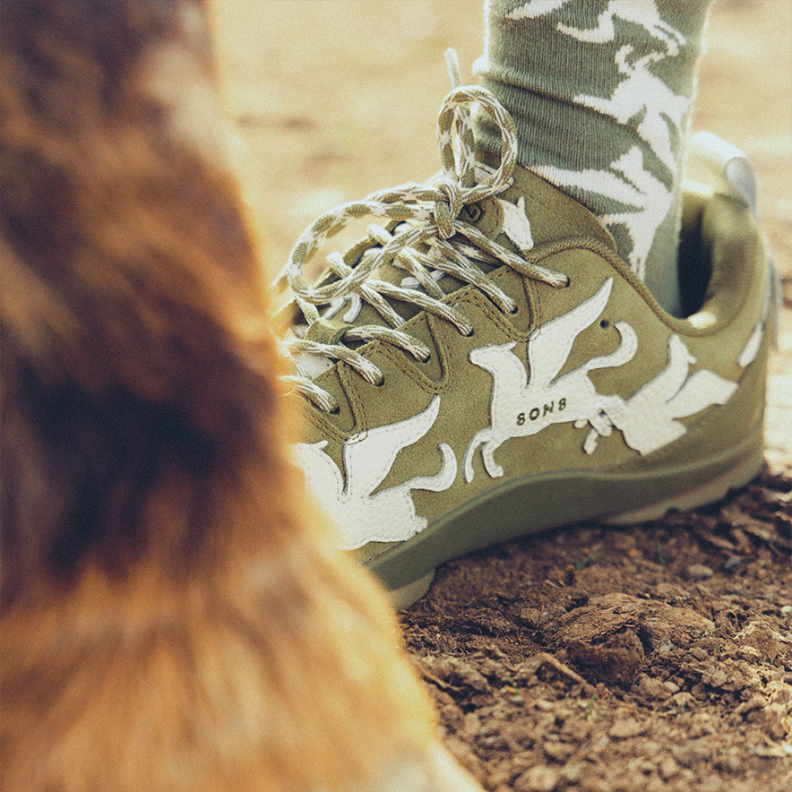 メンズ ジャスパー KEEN x 8on8 | Martini Olive/Star White | KEEN