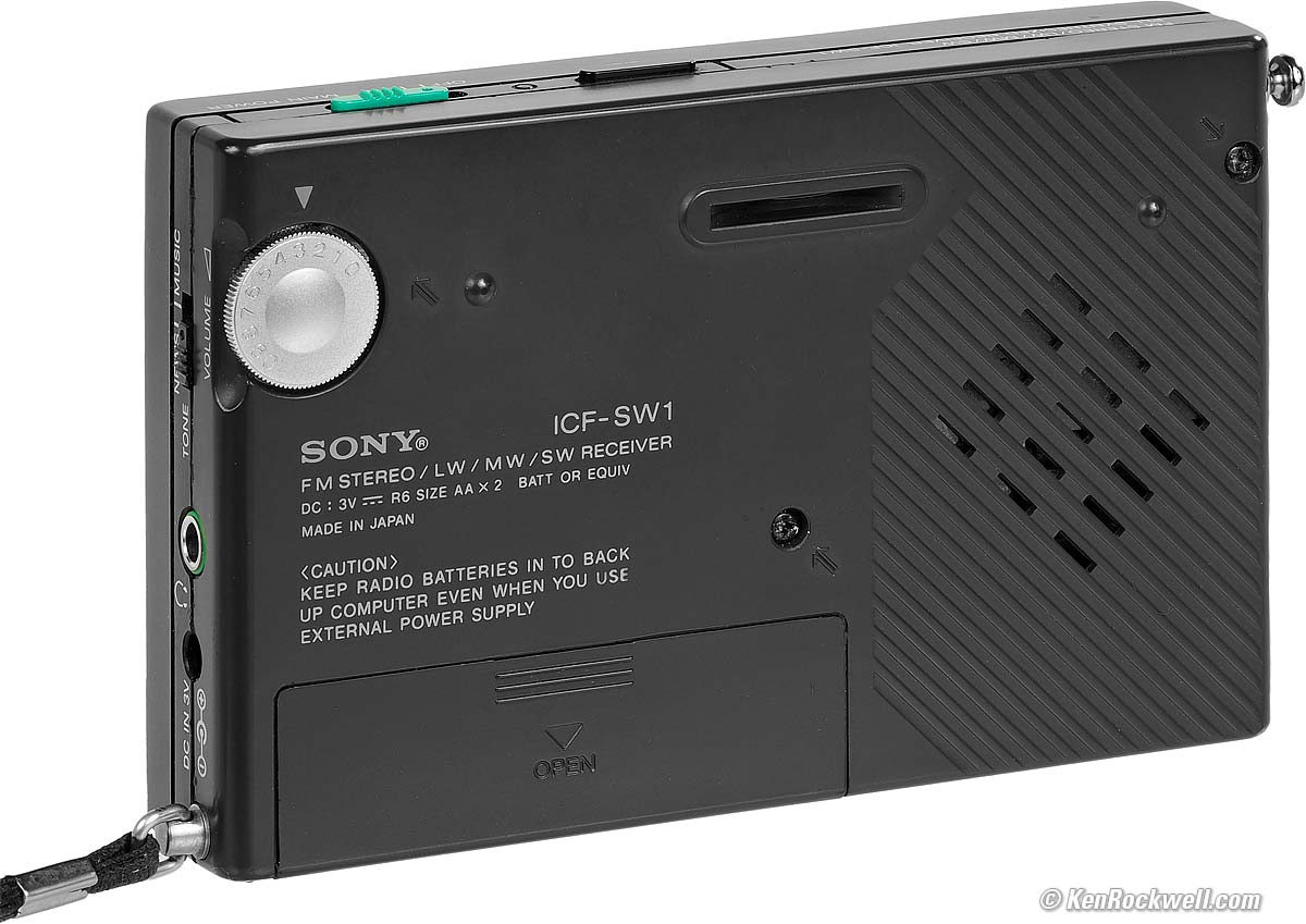 SONY ICF-SW1S FMステレオ/LW/MW/SW 4バンドレシーバー 【公式通販】