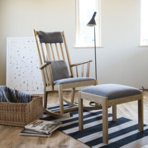 Mチェア ロッキング W66.3cm D94cm H106cm-北の住まい設計社