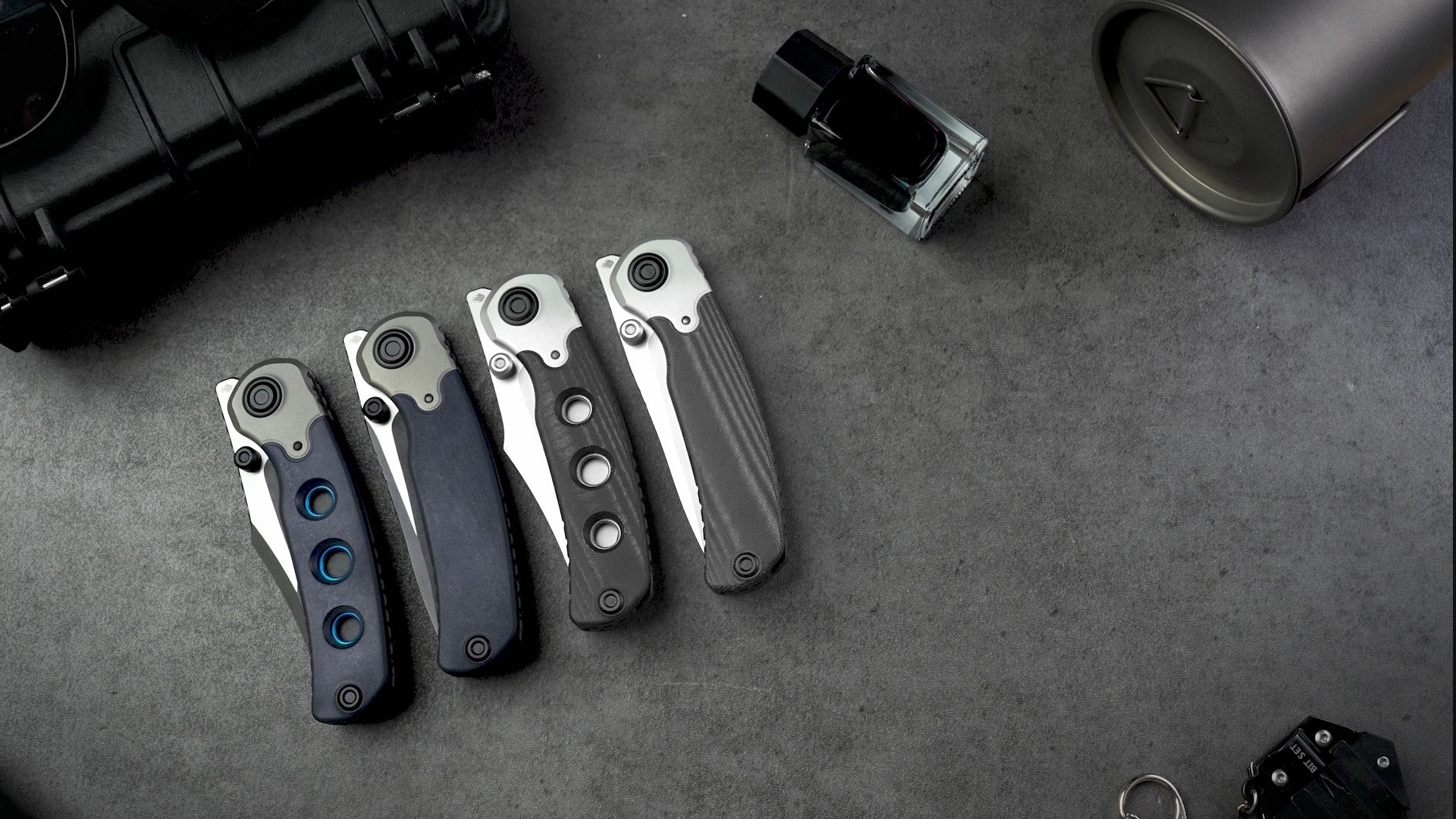 PIONEER 3.2 inch Nitro-V Aluminum & Micarta ZX-FK03A6-Kizer