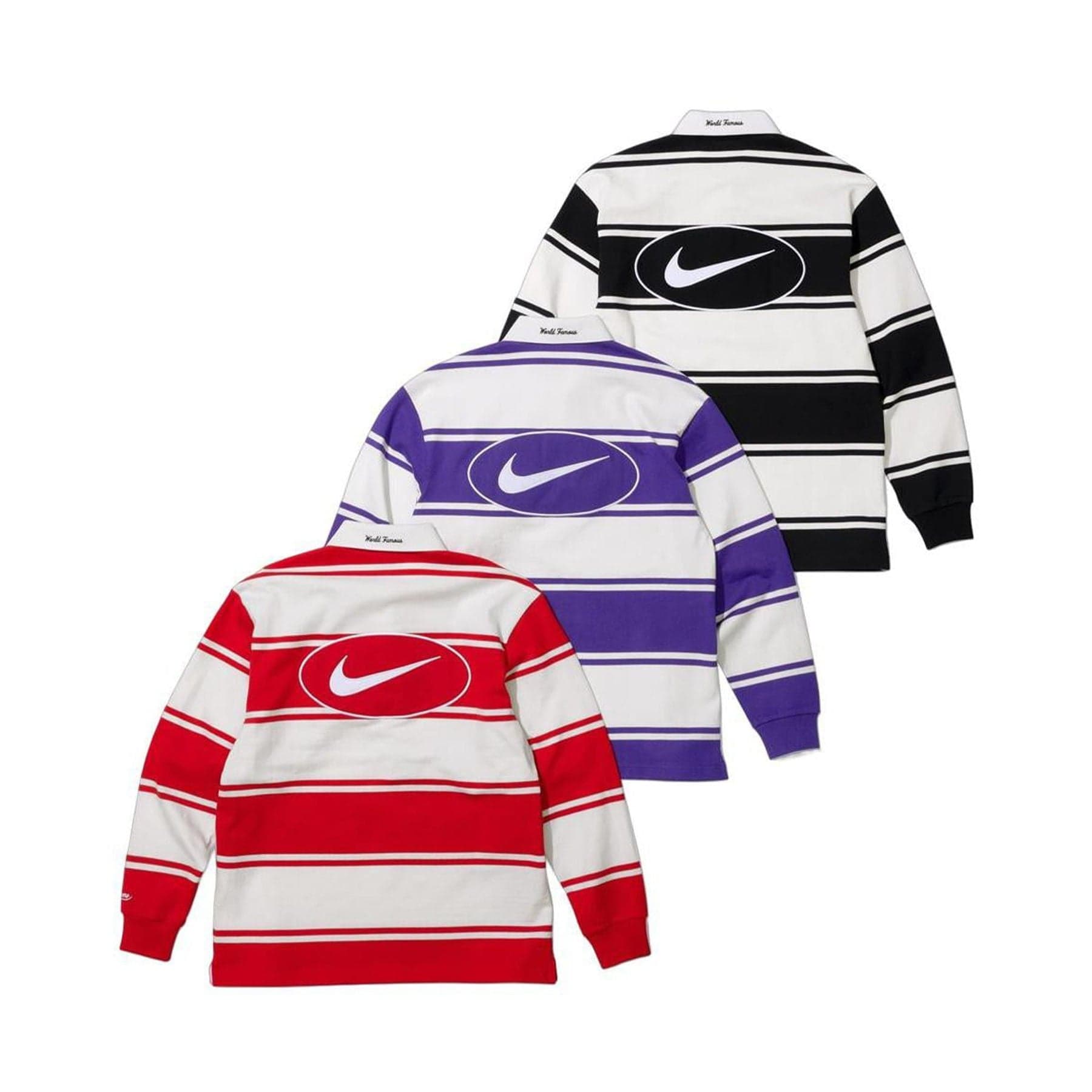 Supreme x Nike Stripe Rugby 'Black White' – Kick Game