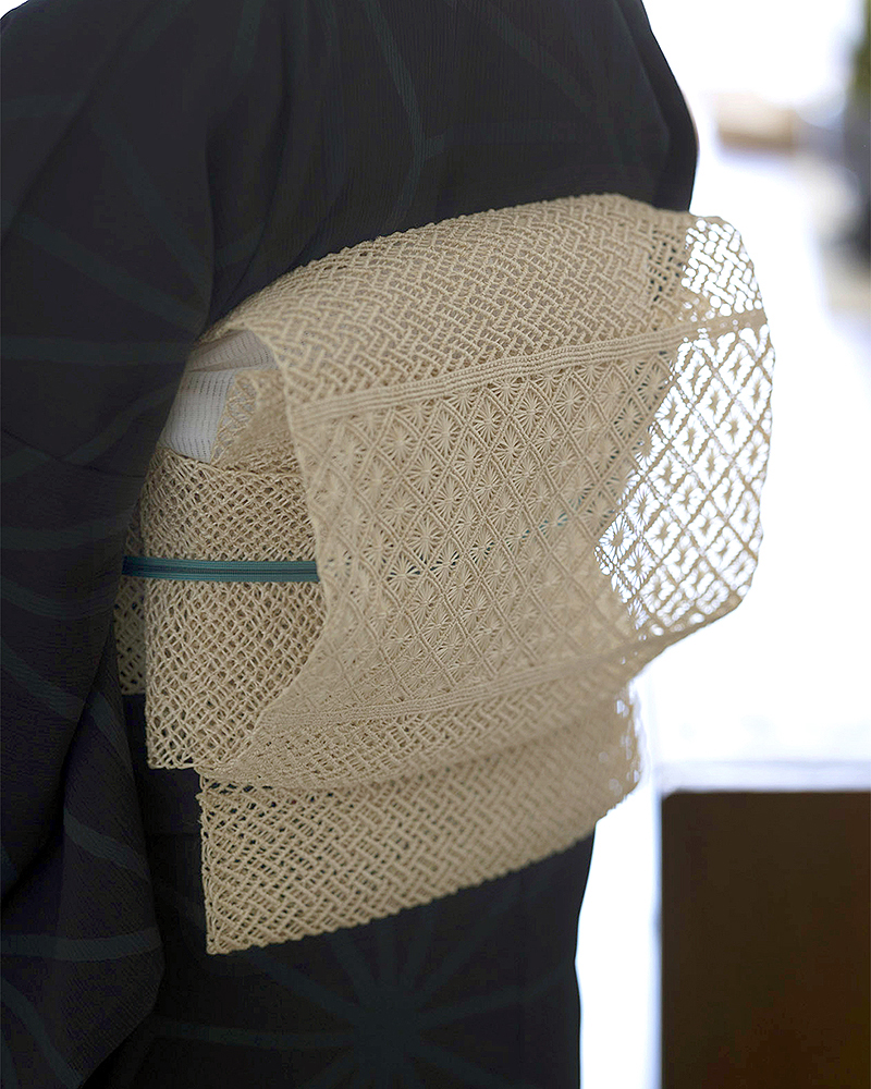 M+abaca(アバカ) 八寸帯 – 創作着物と帯の専門店 Marutoya