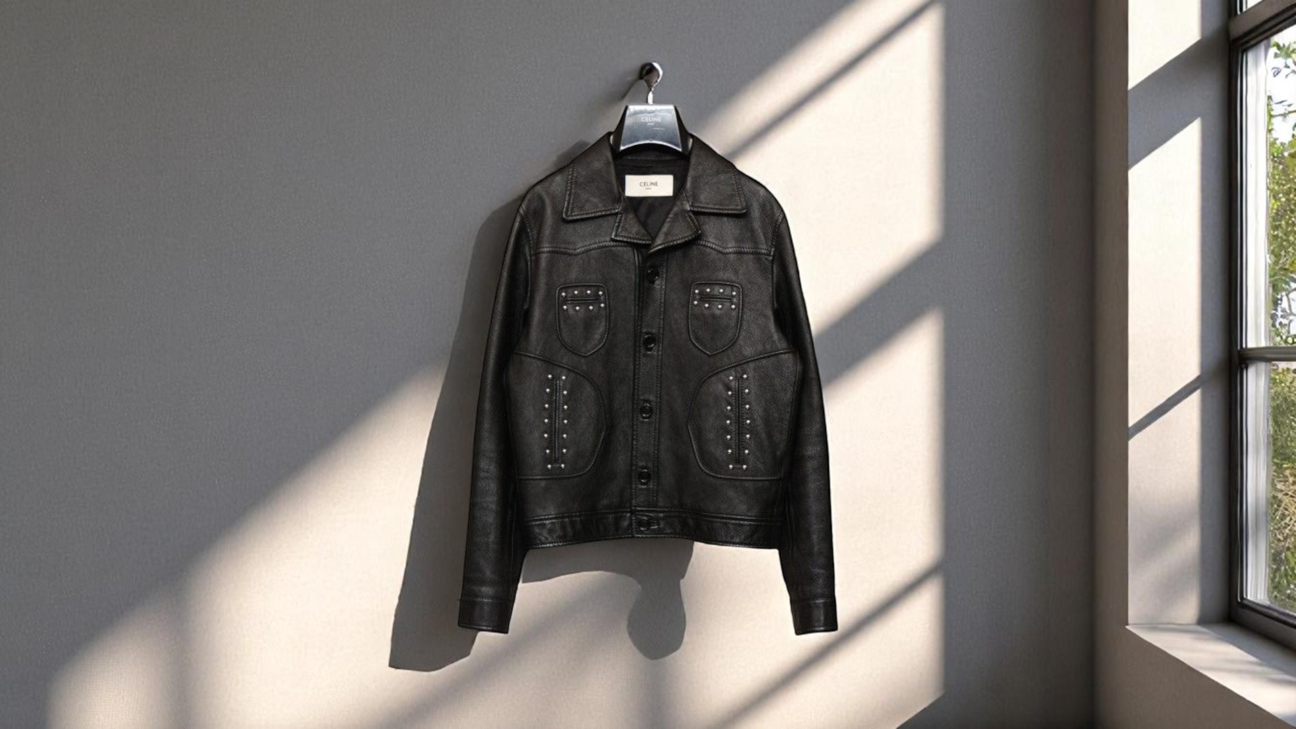 エディ期】CELINE 20AW スタッズレザージャケット 値下げ