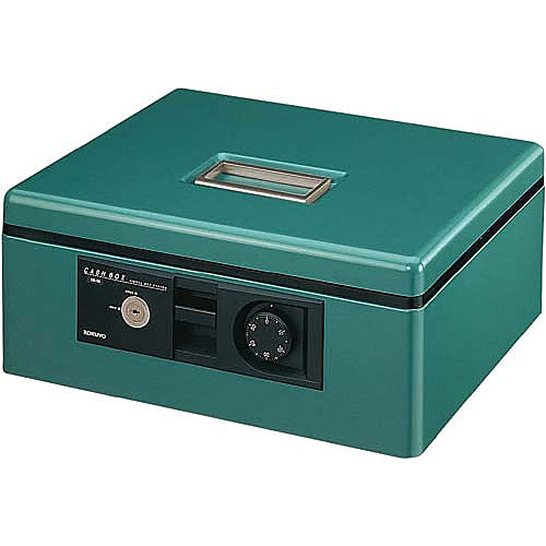 KOKUYO コクヨ 手提げ金庫【A4】＜ダイヤル＞(紙幣/硬貨一体型トレー