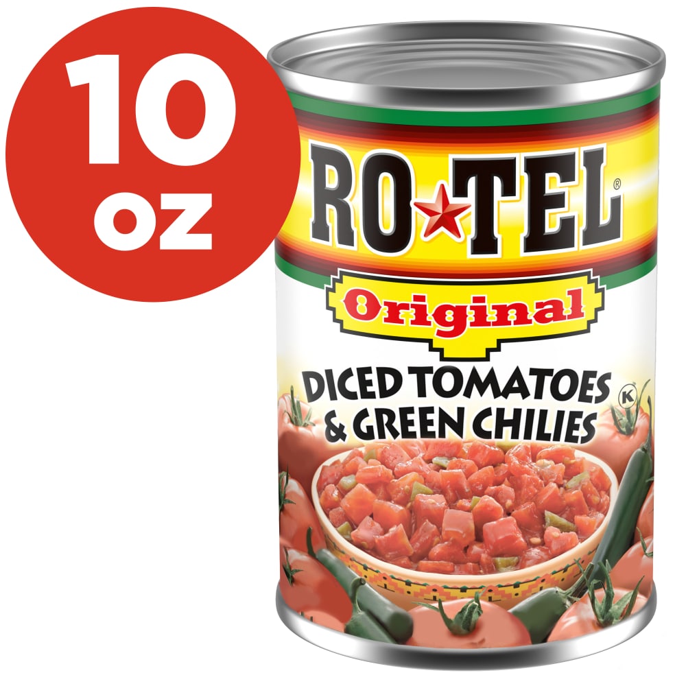 Rotel Original Diced Tomatoes and Green Chilies, 10 OZ - Harris Teeter