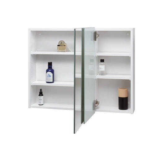 スリムミラーボックス「Smith スミス W750 コンセント付（二面鏡