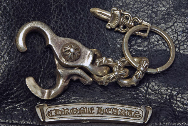 クロムハーツ ダガーキーリング ファンシーキーチェーン 金具修理