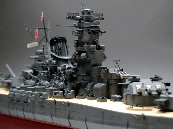 1/350スケール 戦艦大和 プレミアム 組立・塗装済み完成品」当店だけの