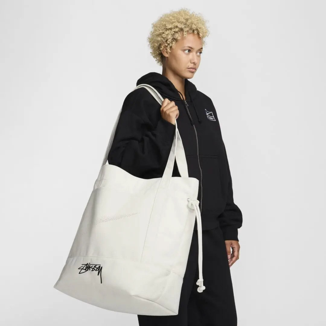 Stussy x Nike Tote Bag Light Bone