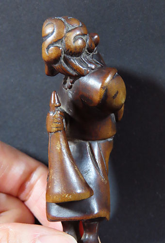 根付 販売・江戸時代 木彫り 韃靼人 | 【骨董品買取】日本全国対応