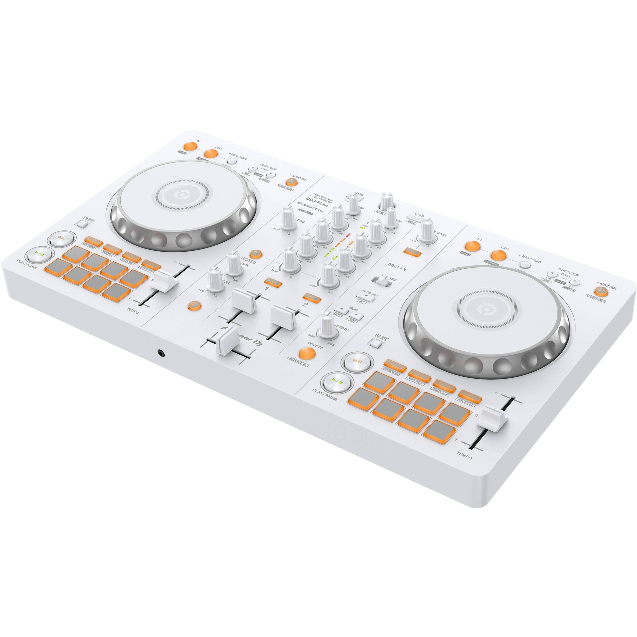 Pioneer DDJ-FLX4-W 2-Channel DJ Controller Limited Edition - White