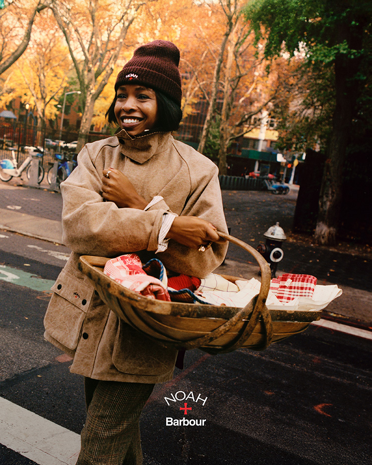 ノアとバブアーの蜜月タッグから、国を象徴する素材で仕立てた