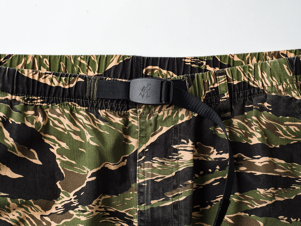 グラミチとRHCの別注第二弾は、落ち着き払ったタイガーカモのカーゴ