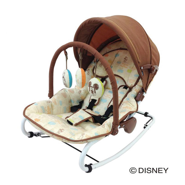 H-17 イージーリクライニングバウンサー ミッキー&ドナルド::ホクソン