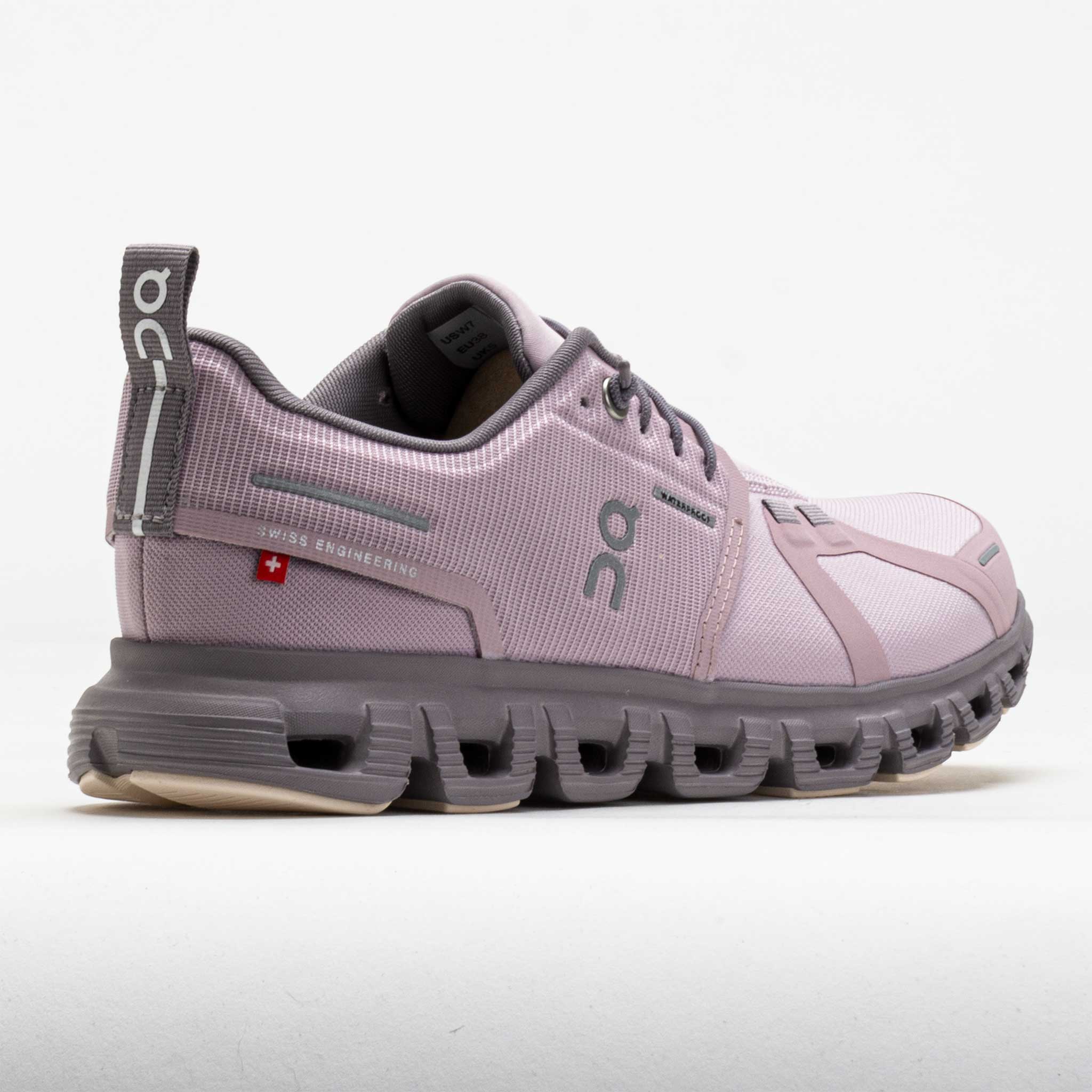 On Cloud 6 Waterproof Women's Mauve/Zinc – Holabird Sports