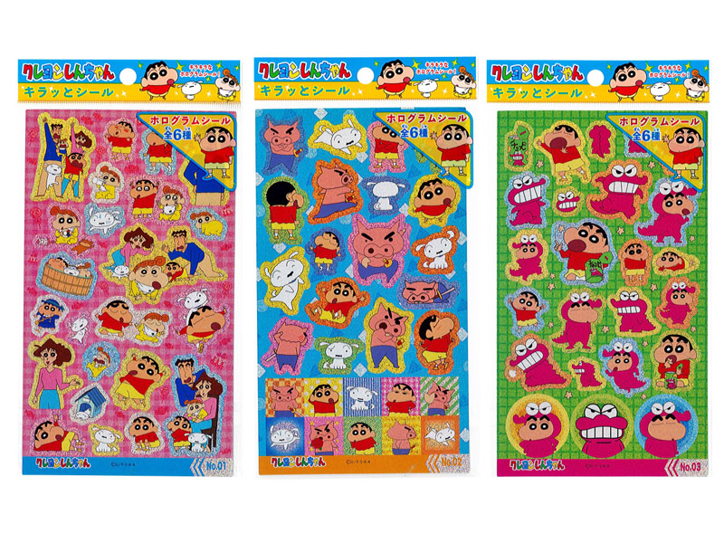 100景品 クレヨンしんちゃん キラッとシール|【堀商店】景品・販促品
