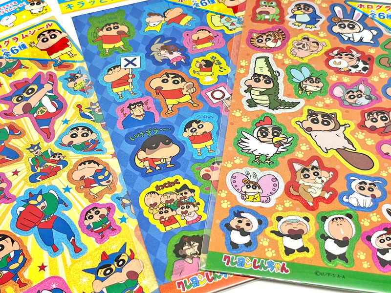 100景品 クレヨンしんちゃん キラッとシール|【堀商店】景品・販促品