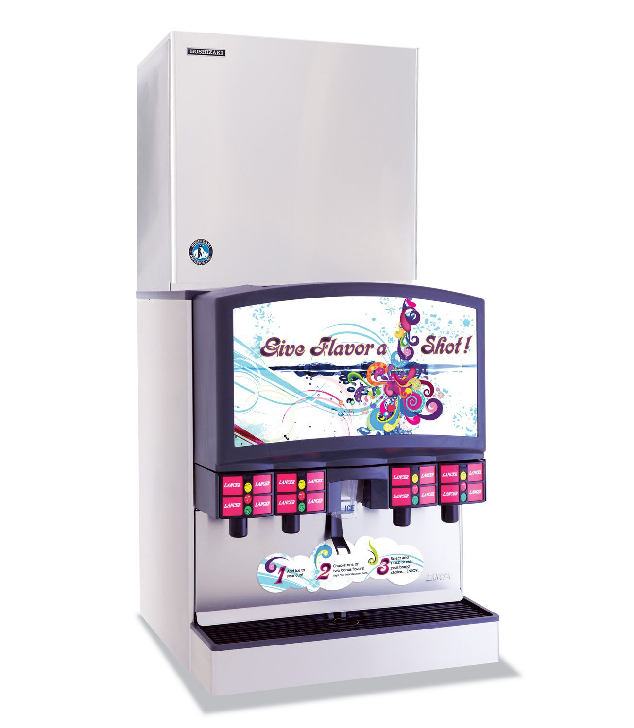 KMS-830MLH with SRK-8H, Crescent Cuber Icemaker, Remote-cooled