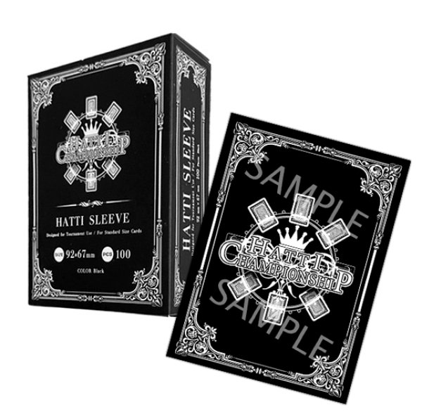 100枚入り】はっちcsオリジナルスリーブ【黒】マット素材 箱入り