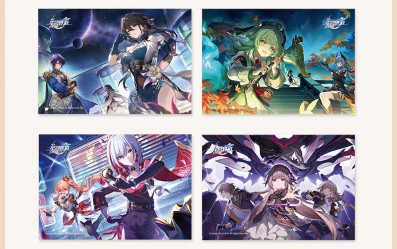 崩壊：スターレイル 星間旅行 ポストカードセット｜HAKUTEA