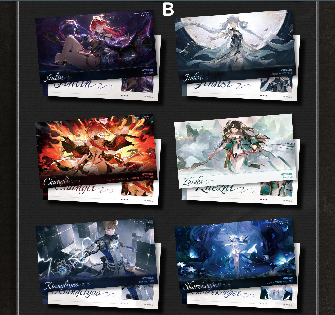 鳴潮 イラスト ポストカードセット（2種類） - HAKUTEA