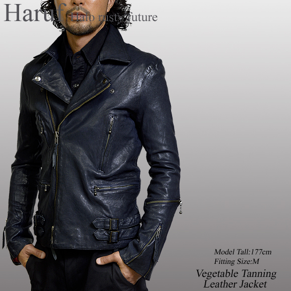 レザージャケット 革ジャン ライダースジャケット 本革 ダブル