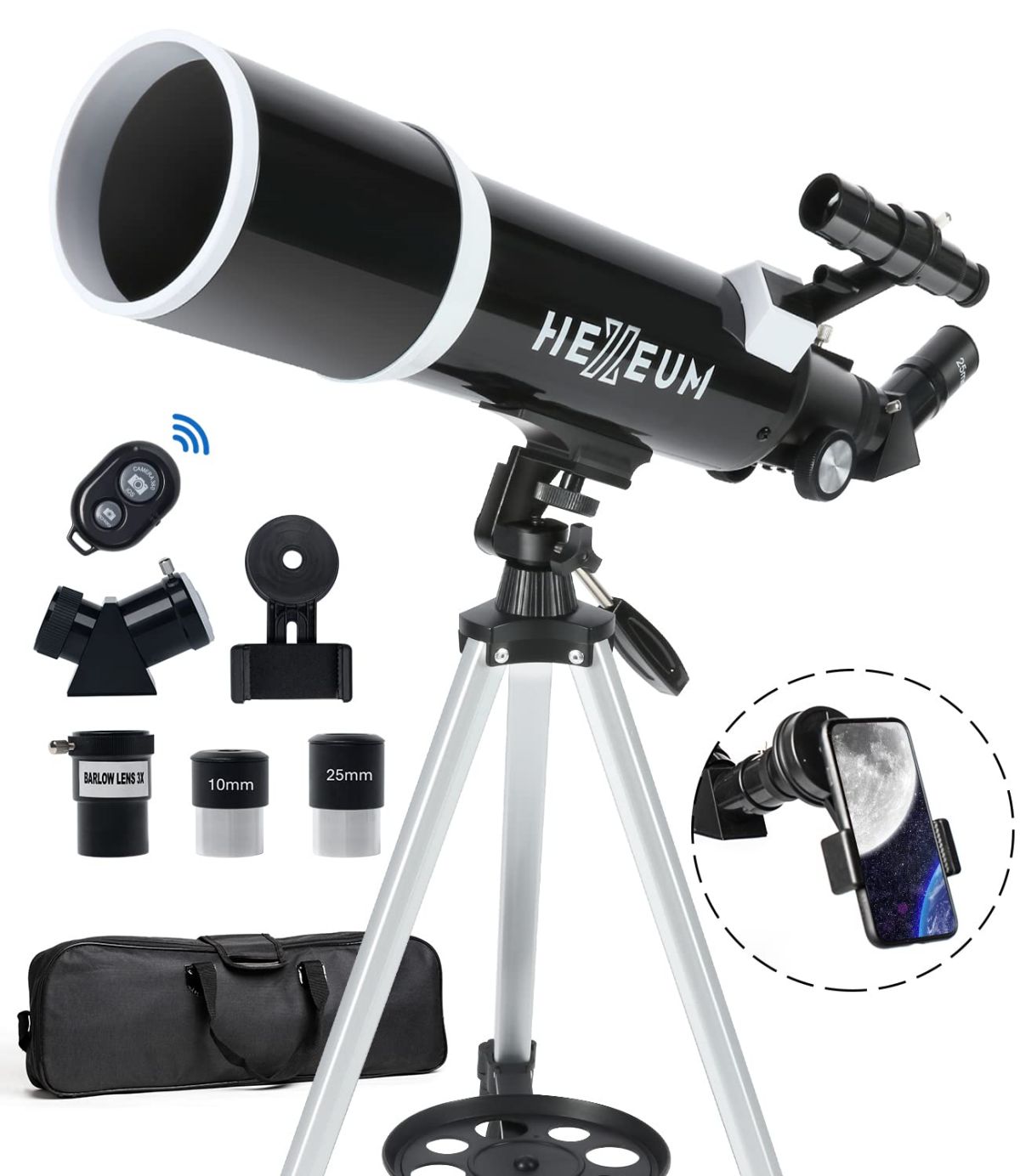 HEXEUM AZ80600 Astronomical Telescope | HEXEUM