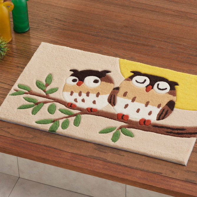 ハートマークショップ】踏み心地ふかふかな玄関マット 50×80cm 厚み1.6