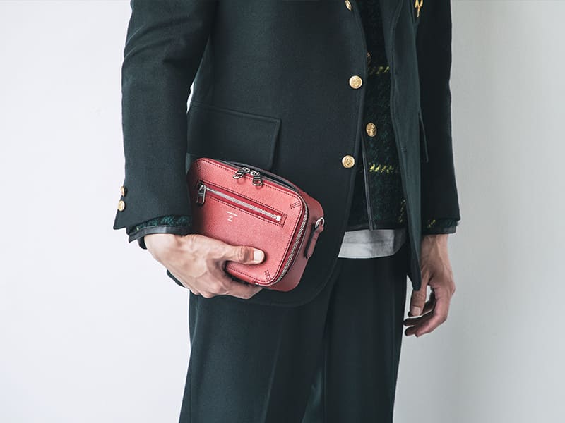 エンボスレザー 2wayクラッチショルダーバッグS | RL-CSM