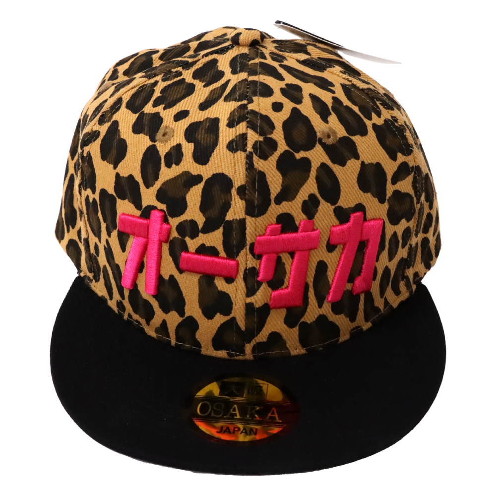 オーサカキャップ（ヒョウ柄／ブラック） | 株式会社ヘソプロダクション