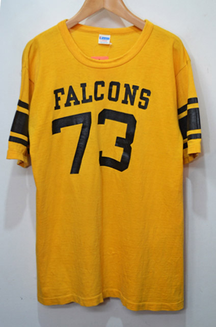 70's Champion フットボールTシャツ “WIN” - used&vintage box Hi-smile