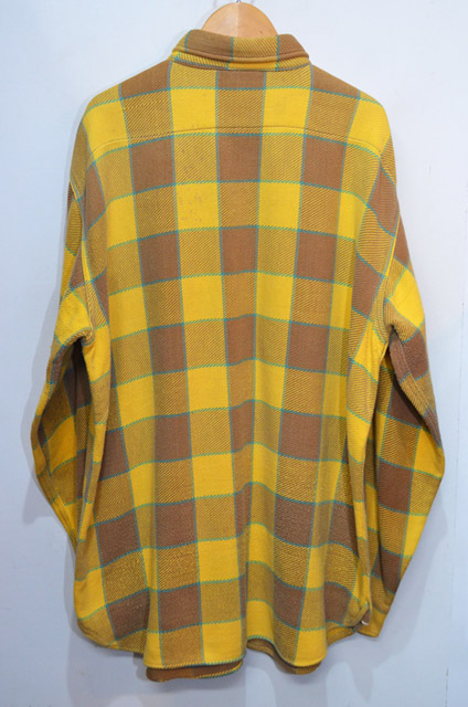 60's PILGRIM マチ付き ヘビーネルシャツ - used&vintage box Hi-smile